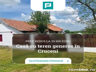 Casă cu teren generos în Cruceni