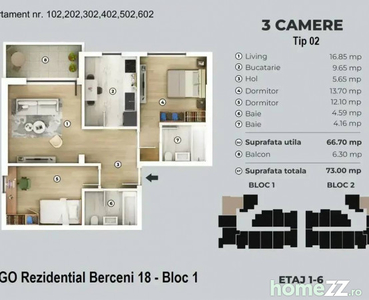 Nou 3 Camere - Berceni - Langa Metrou