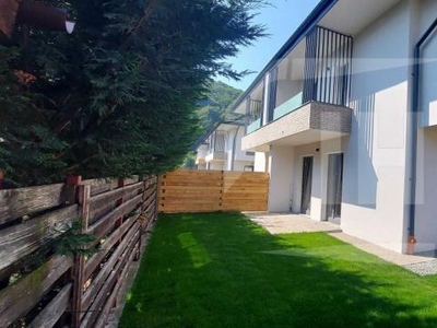 Duplex semifinisat cu CF, cu gradina si parcare