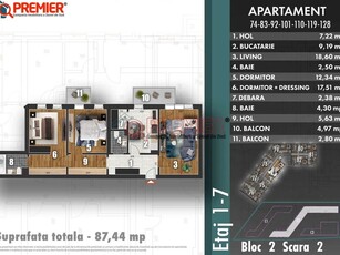 Apartament 3 camere Metalurgiei Rate la Dezvoltator