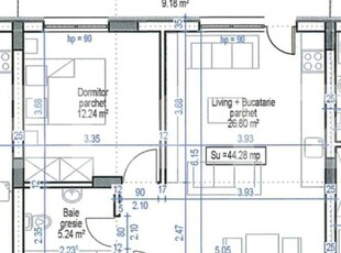 Apartament finisat , incalzire in pardoseala, lift, parcare, zona Teilor