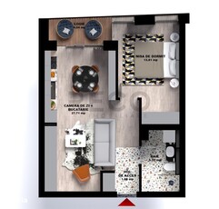 Casa individuala P+M - 3,4 sau 5 camere + teren 370 mp