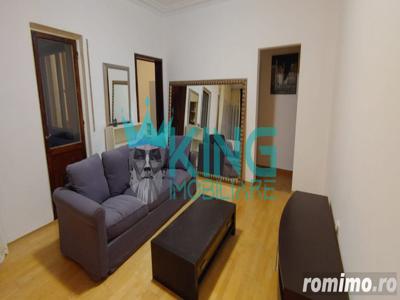 Piata Romana | 2 Camere | Centrala imobil | 2x Balcon | Mobilat | AC | Metrou