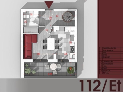 (AP.112/11/12) 3 camere duplex - Titan - Liviu Rebreanu - Metrou Titan - Estimobiliar