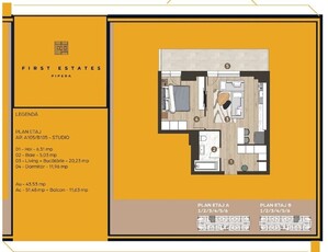 COMISION 0% Apartament 2 camere First Estates Rond OMV Pipera Plaza