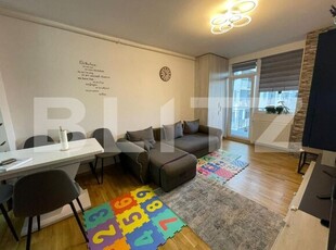 Apartament 3 camere, 2 bai, 62mp, etaj intermediar, parcare, ansamblul Iris