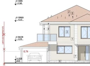 Apartament nou cu 2 camere si terasa de 38 mp in Selimbar