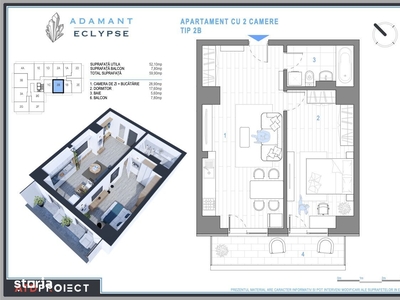 ADAMANT ECLYPSE, 2 camere, TIP 2B, 59.9mp CUG-BRD