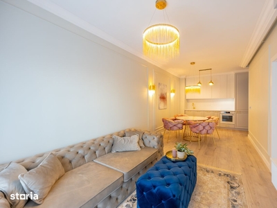 Apartament 2 camere cu gradina Adora Park – design clasic contemporan
