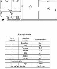 Apartament 2 camere - rond Podu Roș - bloc fără risc