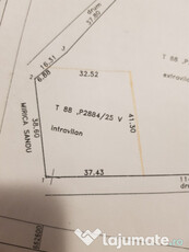 Teren intravilan 1532mp Budești