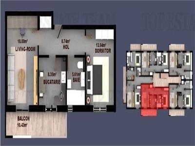 Apartament nou 2 camere, pompe de caldura, zona Dobroesti. COMISIONÂ 0!