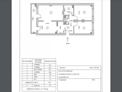 Vanzare Apartament 3 camere - km 4-5, Constanta