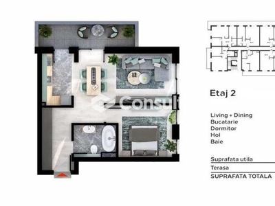 Apartament 2 camere | Iris