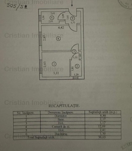 AP 2 camere, zona Viziru 2, Etaj 2, termopan, usa metal, LIBER!