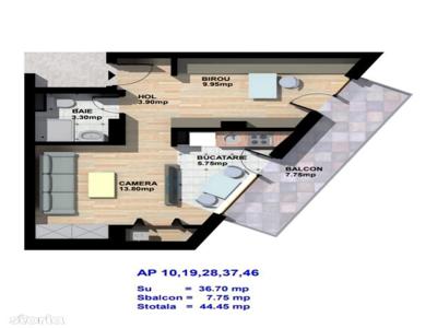 Apartament 2 camere- Grand Arena-Brancoveanu-gata de mutare
