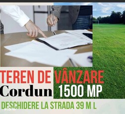 Teren in Cordun