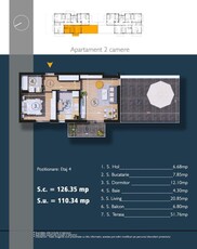 2 camere incalzire pardoseala/ taerasa 52 mp