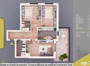 (AP. 78/6/B) 3 camere Theodor Pallady - Metrou Teclu - Estimobiliar