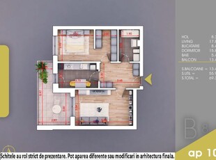 (Ap.100/8/B) 2 camere Titan - Pallady - Metrou Nicolae Teclu - Estimobiliar