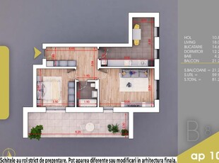 (Ap.103/8/B) 2 camere Titan - Pallady - Metrou Nicolae Teclu - Estimobiliar