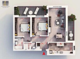 (AP.12/P/BL3) Apartament 3 camere Titan - Pallady - Metrou Nicolae Teclu, - Estimobiliar