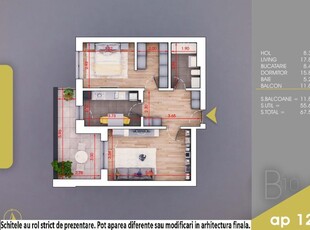 (Ap.122/10-11/B) 2 camere Titan - Pallady - Metrou Nicolae Teclu - Estimobiliar