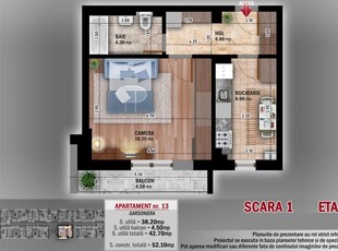 (AP.13/1/LOT3) Garsoniera Titan - Th. Pallady - Metrou Teclu - Estimobiliar