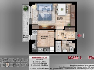 (AP.15/2/LOT3) Garsoniera Titan - Th. Pallady - Metrou Teclu - Estimobiliar