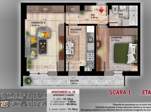 (AP.16/2/LOT3) 2 camere Titan - Th. Pallady - Metrou Teclu - Estimobiliar