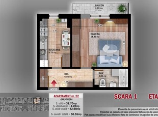 (AP.22/2/LOT3) Garsoniera Titan - Th. Pallady - Metrou Teclu - Estimobiliar