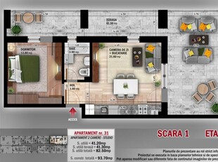 (AP.31/3/LOT3) 2 camere Titan - Th. Pallady - Metrou Teclu - Estimobiliar