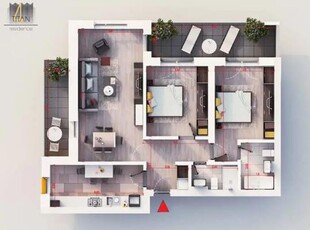 (AP.43/3/BL3) Apartament 3 camere Titan - Pallady - Metrou Nicolae Teclu, - Estimobiliar