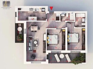 (AP.44/3/BL3) Apartament 3 camere Titan - Pallady - Metrou Nicolae Teclu, - Estimobiliar