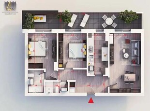 (AP.52/3/BL4) Apartament 3 camere Titan - Pallady - Metrou Nicolae Teclu, - Estimobiliar