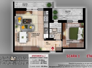 (AP.7/1/LOT3) 2 camere Titan - Th. Pallady - Metrou Teclu - Estimobiliar