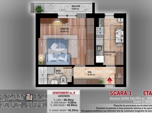 (AP.8/1/LOT3) Garsoniera Titan - Th. Pallady - Metrou Teclu - Estimobiliar