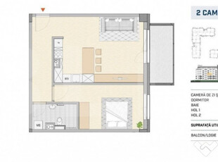 Apartament luminos, orientare estica, finisat lux, zona semi