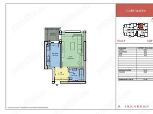 Garsoniera decomandata, moderna, 50m pasarela pietonala metrou Berceni