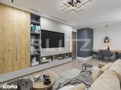 Apartament premium de 2 camere, 60.5 mp, zona Poitiers. COMISION 0