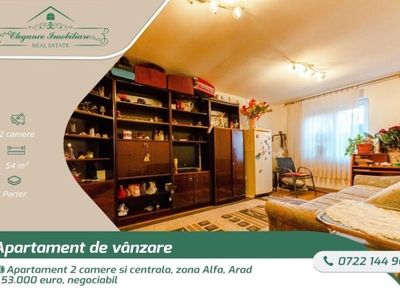 Apartament 2 camere si centrala, zona Alfa, Arad