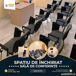 Sala de curs conferinte de inchiriat 20 locuri