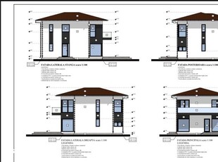 Vand teren cu autorizatie de constructie si proiect de casa