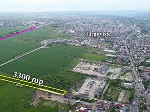 Teren Teren Targoviste 3300 mp la 2 km de Dambovita Mall si S