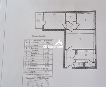 Apartament 3 camere/Termoficare/Posibilitate de centrala proprie