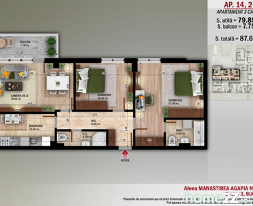 Apartament 3 Camere