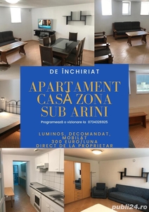 Închiriere apartament casă Sub Arini