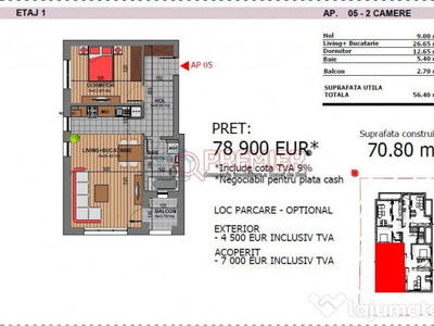 8 minute Metrou Aparatorii Patriei - Apartament 2 camere -