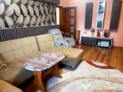 Apartament 2/3 camere 75mp-2 balcoane- mobila/utilat-Zona...