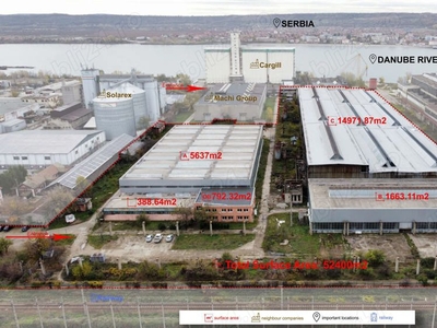 Spatiu Industrial de Vanzare 52.400mp, Drobeta Turnu Severin